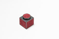 Curzio Leather-Covered Metal Pencil Sharpener