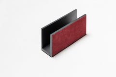 Curzio Leather-Covered Metal Envelope Holder