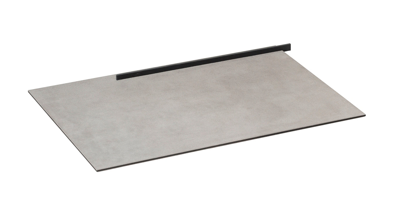 Giobagnara x Stéphane Parmentier Malaparte Suede Leather & Metal Desk Blotter | Luxurious Desk Accessory | Elegant Design | Part of Malaparte Collection | Available at 2Jour Concierge, #1 luxury high-end gift & lifestyle shop