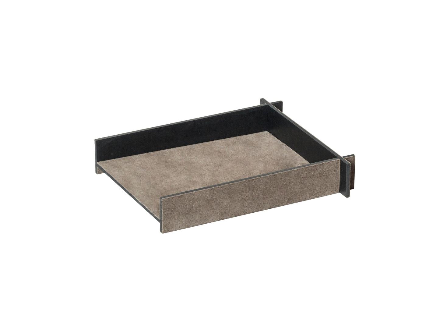Giobagnara x Stéphane Parmentier Malaparte Suede Leather & Metal A4 Paper Holder | Stylish Desk Organizer | Premium Materials | Part of Malaparte Collection | Available at 2Jour Concierge, #1 luxury high-end gift & lifestyle shop