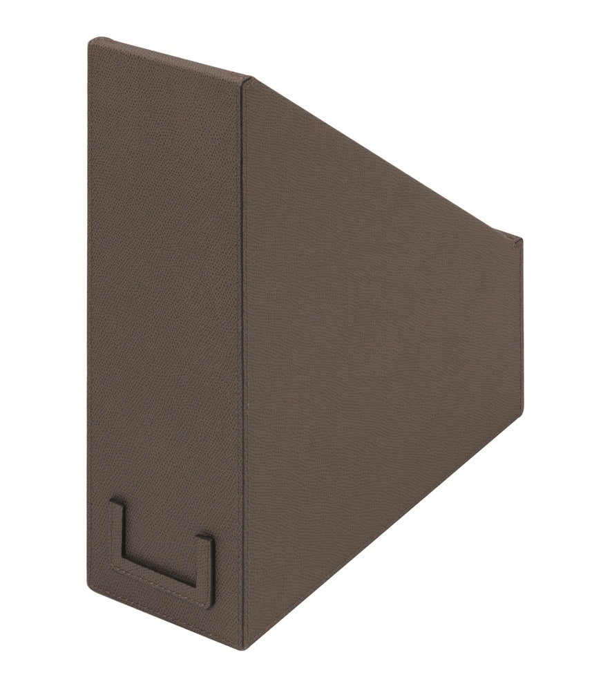 Giobagnara Leather-Covered Wood File Holder | Stylish Desk Organization | High-Quality Leather and Wood Construction | Keep Your Files Neat and Accessible | Available at 2Jour Concierge, #1 luxury high-end gift & lifestyle shop