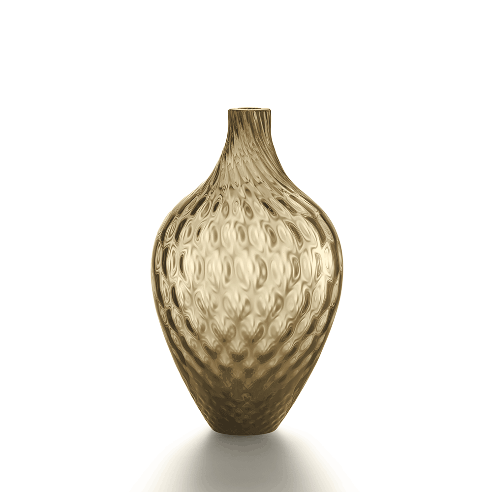 NasonMoretti Samarcanda Murano Glass Vase | A voluptuous balloon-textured vase crafted in Murano glass, designed by NasonMoretti | Featuring a bold silhouette and organic surface, this decorative piece merges traditional craftsmanship with modern flair | Available in a curated palette of rich hues including ruby red, avio blue, pine green, violet, and more | Offered in two sizes: medium and large | A striking sculptural accent for refined interiors | Design by NasonMoretti | Tableware & decorative objects |