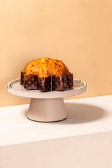 Gourmet Leather-Covered Wood Raised Tray