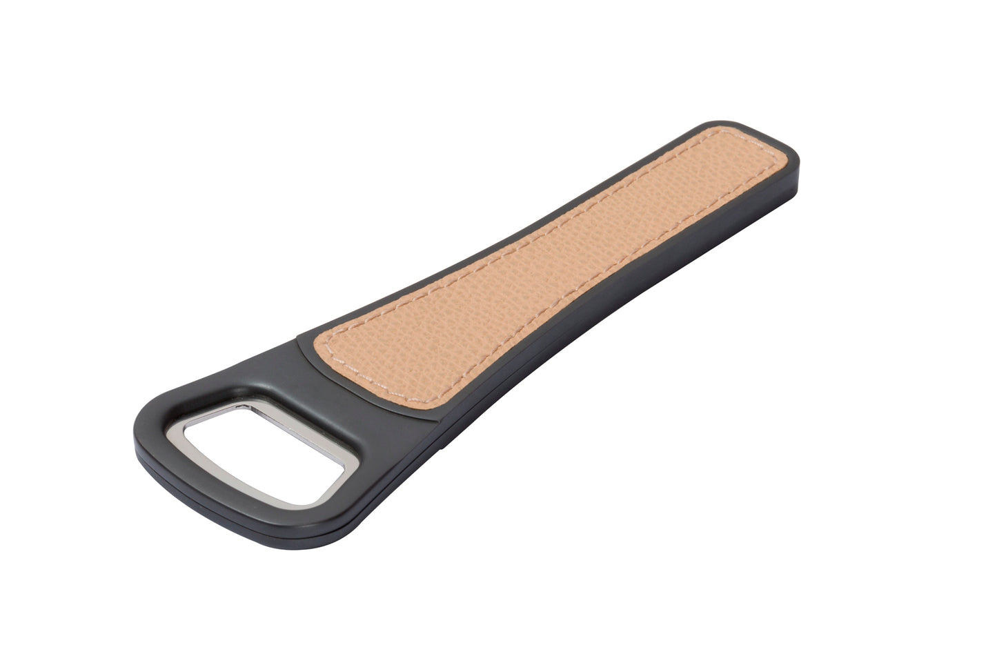 Brooklyn Metal Bottle Opener with Leather Inserts N2