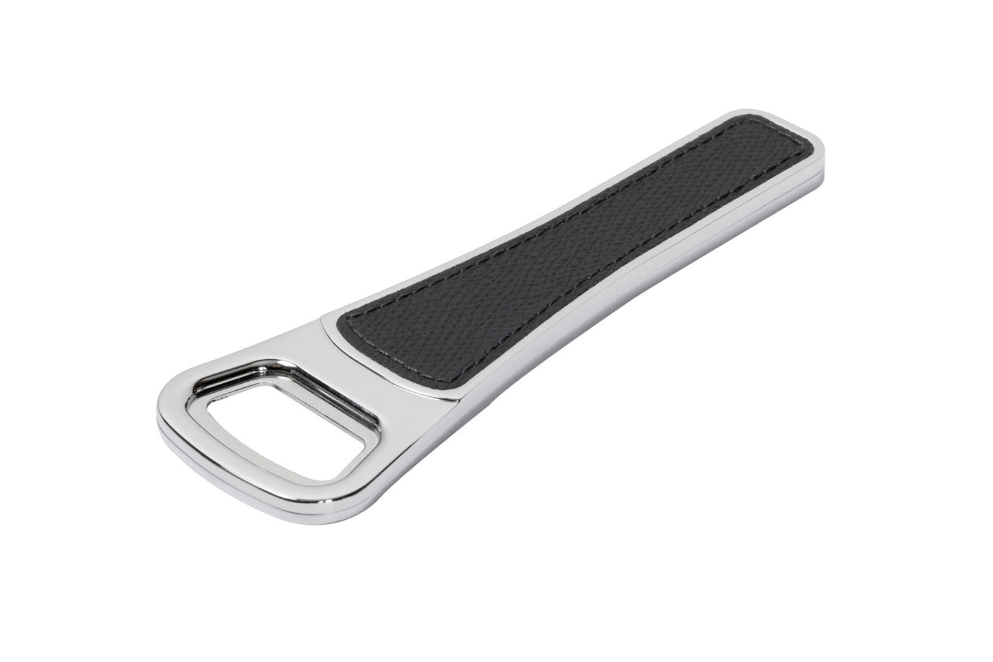 Brooklyn Metal Bottle Opener with Leather Inserts N2