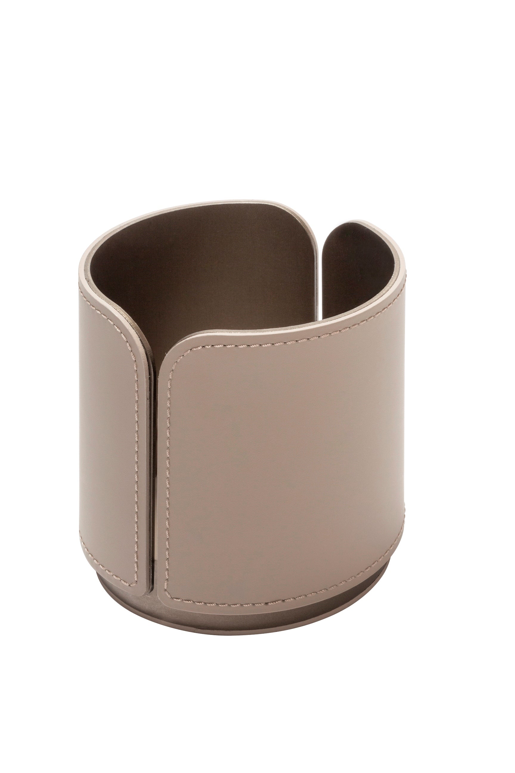 Rudi Tour | Pen Holder: Regenerated leather with aluminum insert and smooth, matte finish, designed by Adam D. Tihany for organizing pens and pencils | Office + Tech / Desk Sets & Organizers | 2Jour Concierge, your luxury lifestyle shop