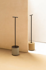 Twister Regenerated Leather-Covered Doorstop With Metal Handle