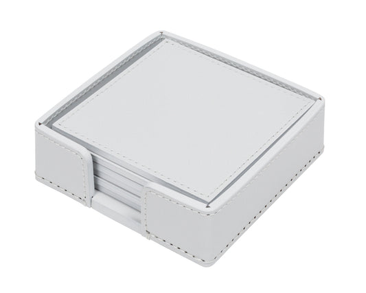 RUDI Acquerello Coaster Holder & 6 Coasters (square) | 2Jour Concierge, #1 luxury high-end gift & lifestyle shop