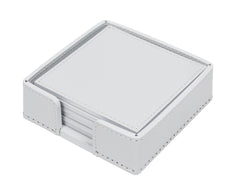 Acquerello Coaster Holder & 6 Coasters (square)