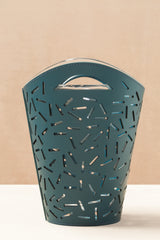 Cortina Regenerated Leather Champagne Bucket Small