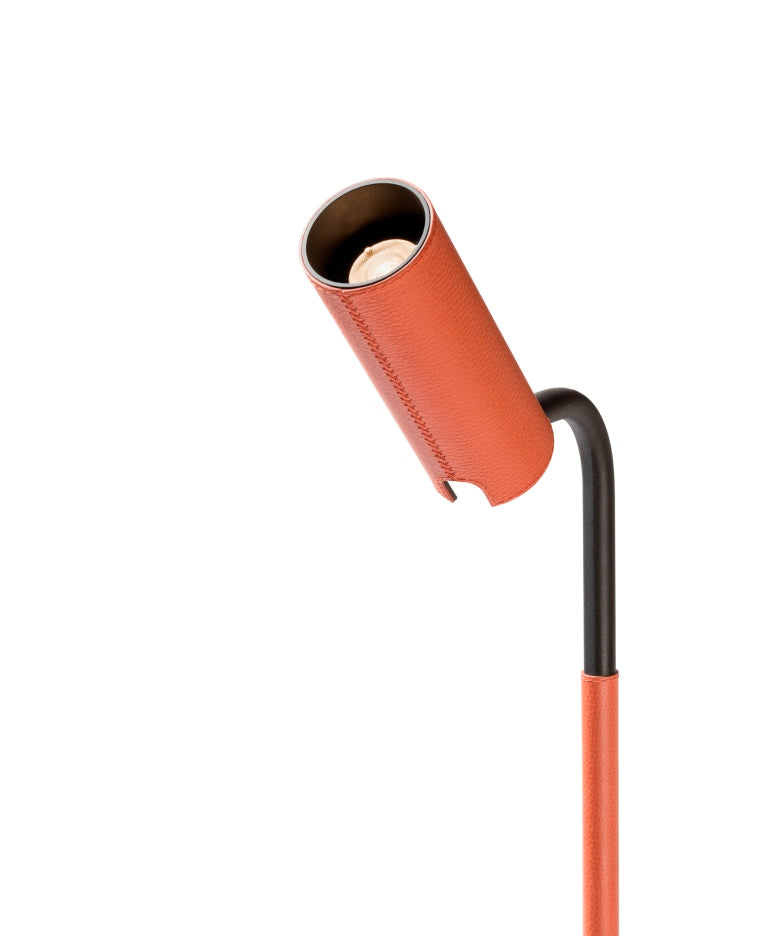 Giobagnara x TEKNA Marquesse Floor Lamp | Ideal Reading Luminaire | Leather-Covered Design | 350° Turnable and 90° Adjustable Light Tube | Weighted Base for Stability | Sleek and Essential Design | Explore a Range of Luxury Lighting Options at 2Jour Concierge, #1 luxury high-end gift & lifestyle shop
