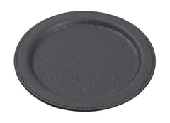Circle Leather-Covered Metal Bottle Coaster