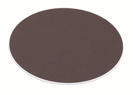 Sirmione Placemat by Giobagnara | White Corian® with leather insert | Fresh and modern look | High functionality and aesthetic performance | Tableware and Accessories | 2Jour Concierge, your luxury lifestyle shop