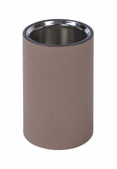 Athabasca Leather & Stainless-Steel Bottle Cooler