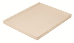 Osvaldo Tray: Leather-Covered Wood, Rectangular Large