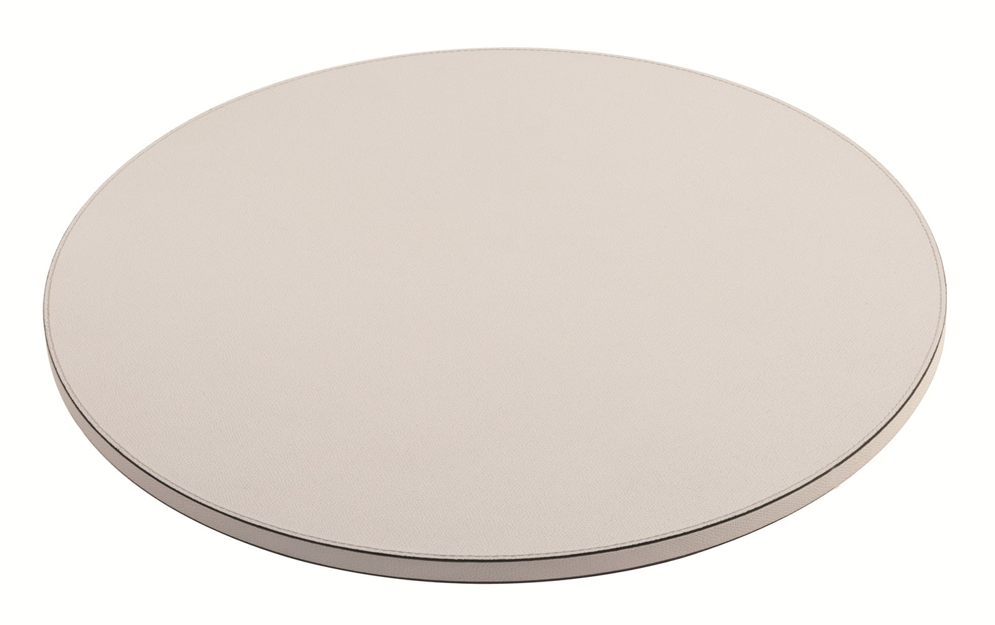 Giobagnara Jupiter Lazy Susan Tray | Rotating tray with leather-covered wood structure | Home Decor and Serveware | 2Jour Concierge, your luxury lifestyle shop