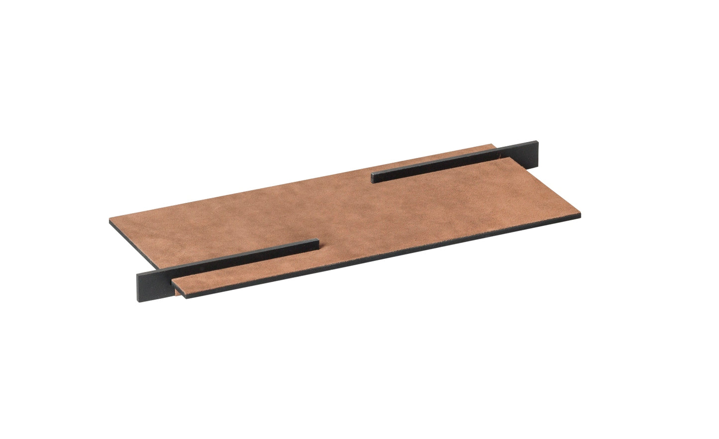 Giobagnara x Stéphane Parmentier Malaparte Suede Leather & Metal Tray | Stylish and Functional | Premium Materials | Part of Malaparte Collection | Available at 2Jour Concierge, #1 luxury high-end gift & lifestyle shop