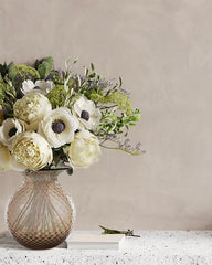 Balloton Fiori Murano Glass Vase, Moka