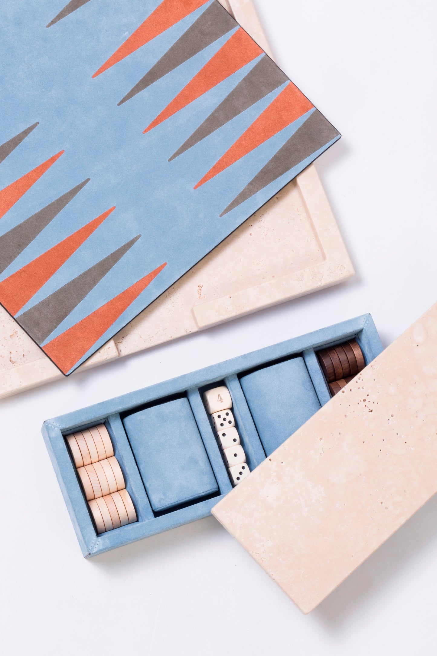 Giobagnara Ettore Marble Backgammon Set| 2Jour Concierge, #1 luxury high-end gift & lifestyle shop