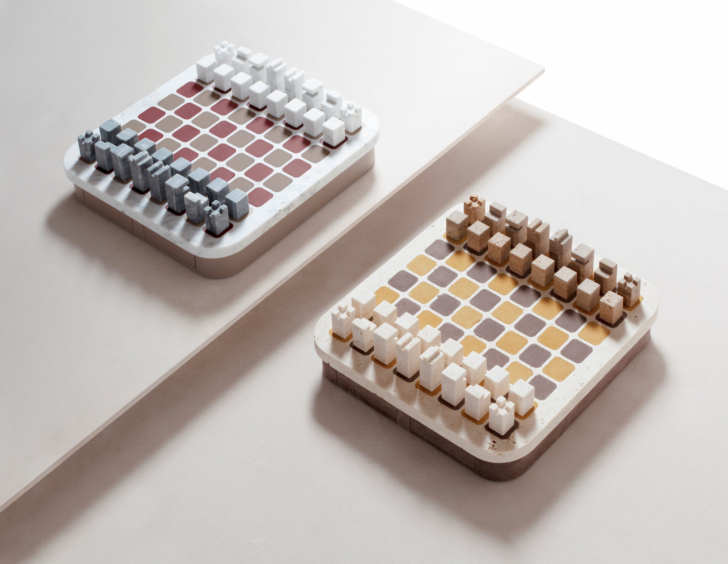 Giobagnara Delos Marble Chess Set | 2Jour Concierge, #1 luxury high-end gift & lifestyle shop