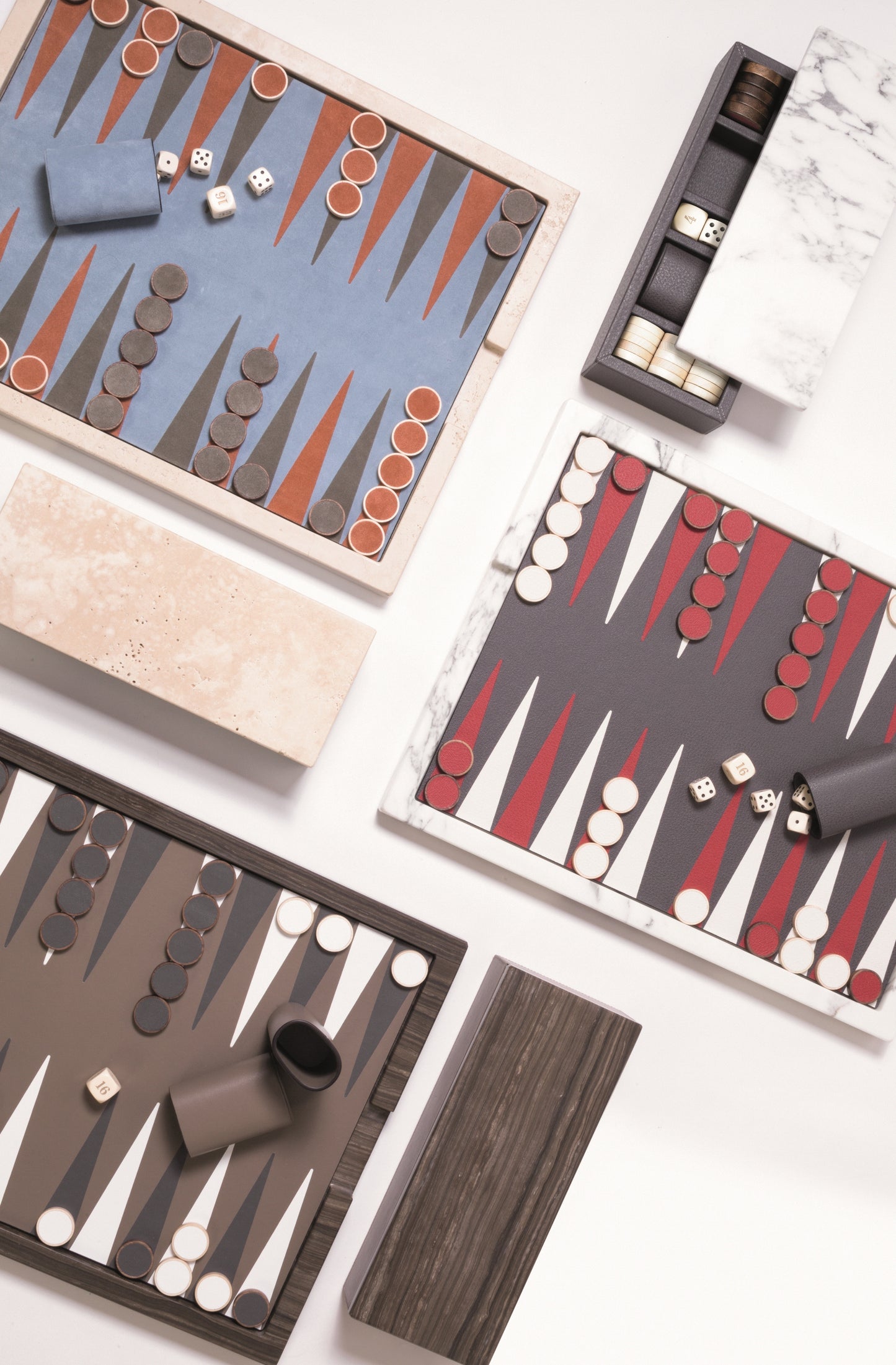 Giobagnara Ettore Marble Backgammon Set| 2Jour Concierge, #1 luxury high-end gift & lifestyle shop