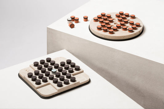 Giobagnara Tivoli Marble Solitaire Set | Luxury Board Games, Family Games, Classic Games & Gift Games | 2Jour Concierge, #1 luxury high-end gift & lifestyle shop