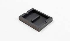 Curzio Leather-Covered Metal Ashtray