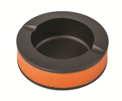 Jasper Leather-Covered Metal Ashtray
