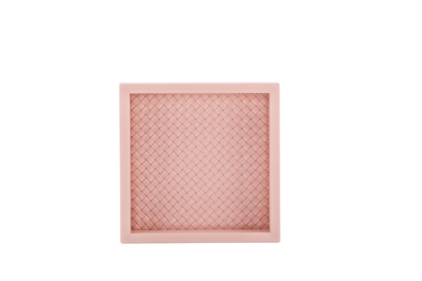Riviere Febe Leather Handwoven Square Valet Tray | Padded Handwoven Lining | Ideal for Yacht Decor | Available at 2Jour Concierge, #1 luxury high-end gift & lifestyle shop