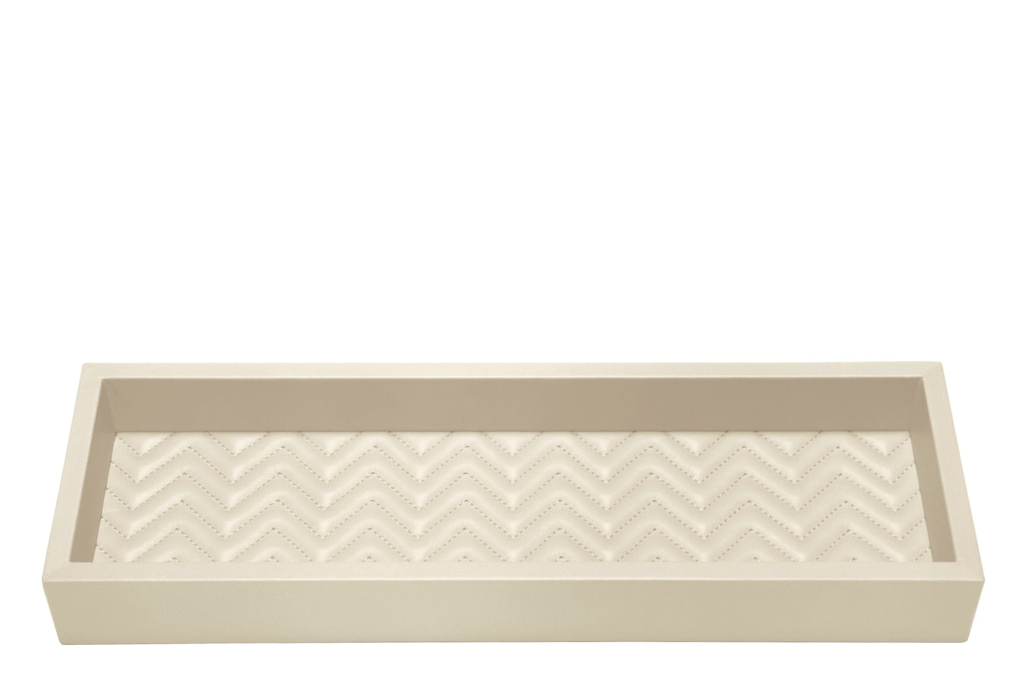 Riviere Febe Leather | Valet Trays: Leather trays with quilted or woven padded lining in various patterns and shapes | Decor / Valet Trays | 2Jour Concierge, your luxury lifestyle shop | luxury interiors, home organization, refined lifestyle, designer trays, handcrafted décor