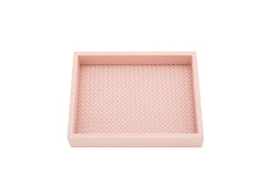 Febe Leather Handwoven Valet Tray Rectangular