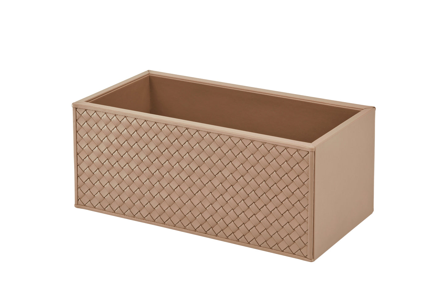 Riviere Scilla Handwoven Basket | Multi-purpose Container Box | Handwoven Leather | Perfect for Yacht Decor | Explore a Range of Luxury Home Accessories at 2Jour Concierge, #1 luxury high-end gift & lifestyle shop