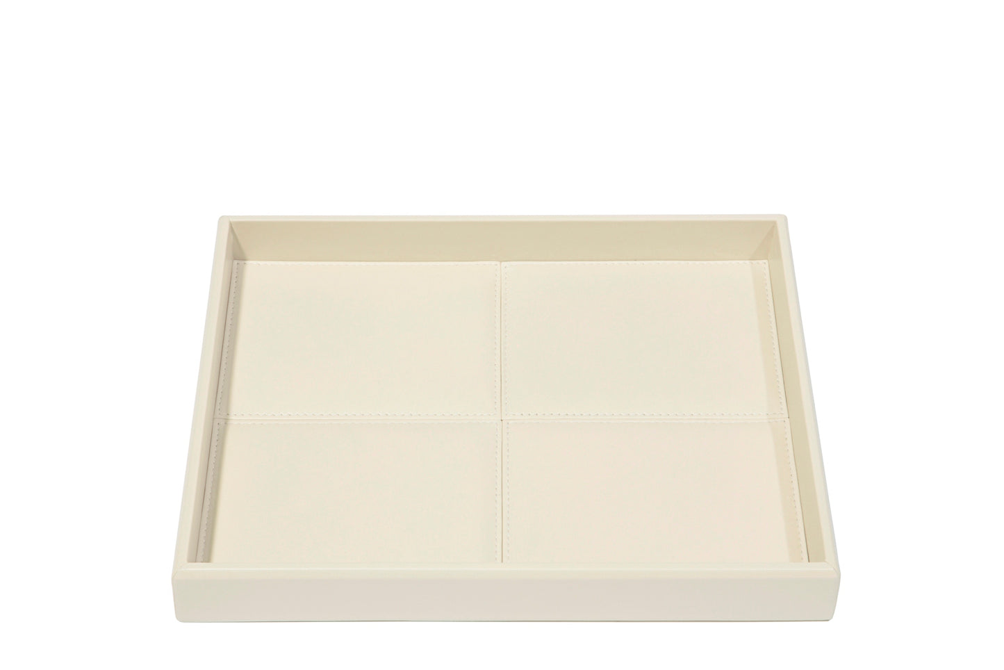 Eva Classic Leather Valet Tray Rectangular
