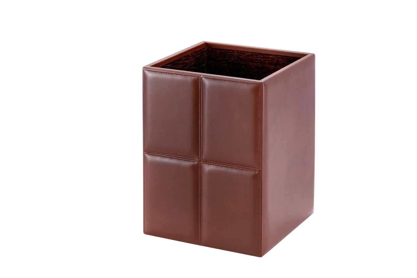 Riviere Ivo Classic Leather Wastepaper Bin | Luxury Home Accessories, Elegant Waste Disposal & Decorative Items | 2Jour Concierge, #1 luxury high-end gift & lifestyle shop