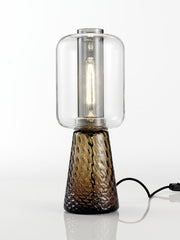 Ensemble Murano Glass Table Lamp with Balloton Texture