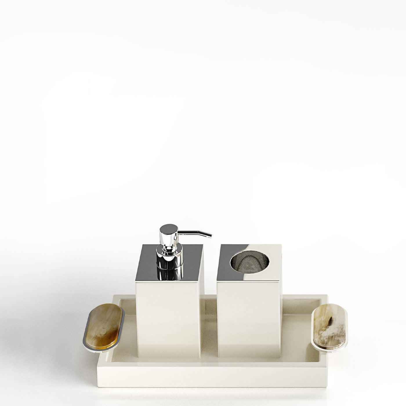 Ivory Gloss Bathroom Set | Arcahorn