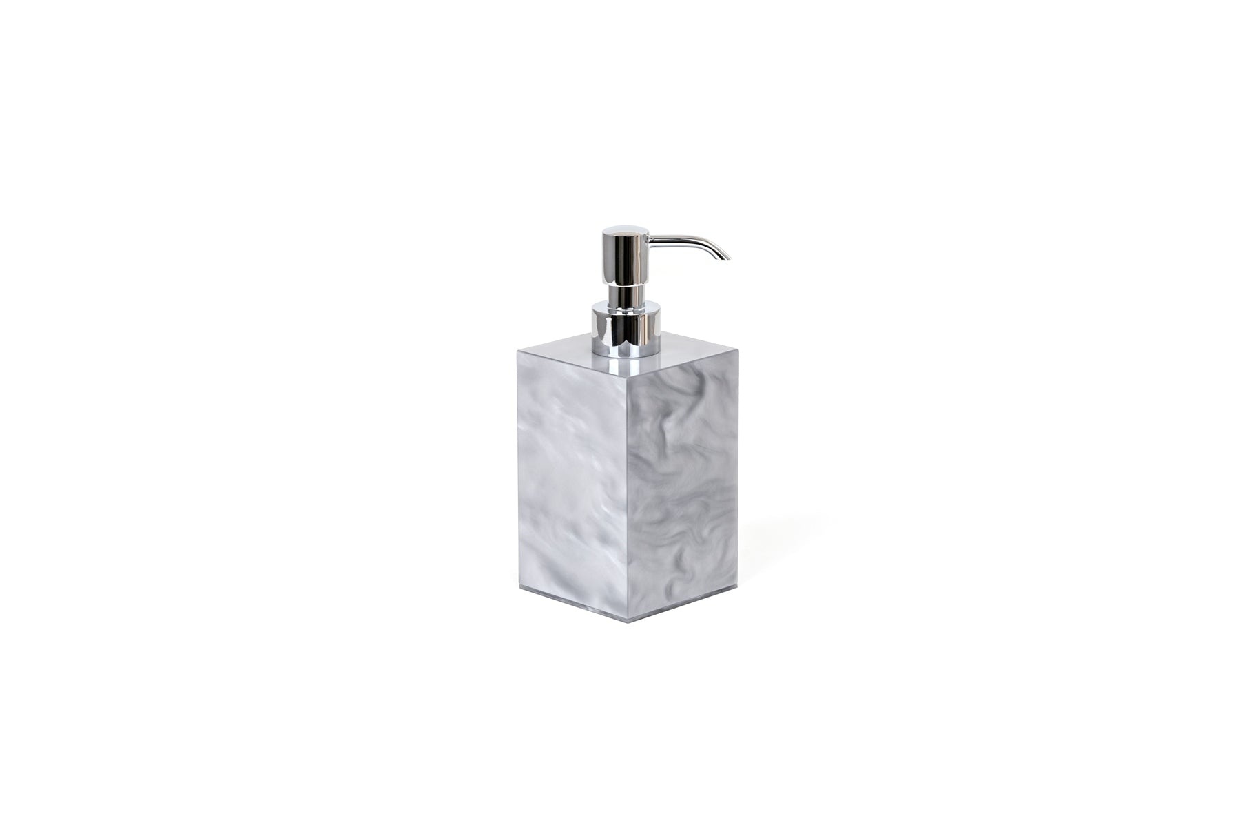 Pinetti Bea soap dispenser | Part of the Bea bathroom set | Made in resin, available in cream, taupe, coffee, and light grey | Chrome or gold finish | A luxurious addition to any elegant bathroom | Bathroom accessories | 2Jour Concierge, your luxury lifestyle shop