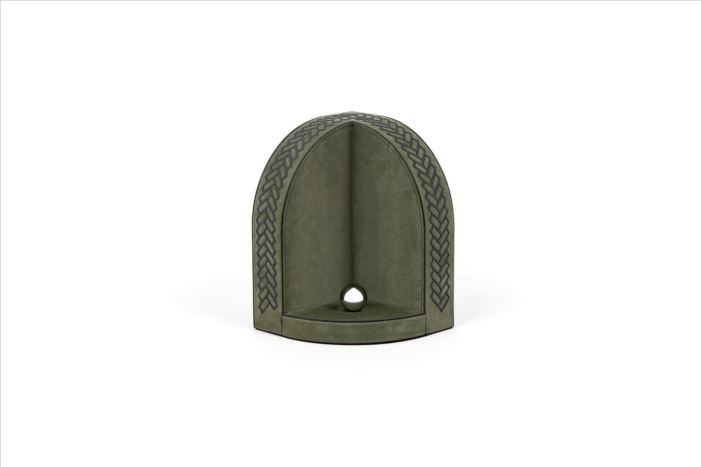 Pinetti Bookends | Nubuck Leather Bookends: Soft nubuck leather construction with tone-on-tone embroidery, sold as a pair for refined book display | Living Room / Desk Accessories | 2Jour Concierge, your luxury lifestyle shop | luxury interiors, refined living, elegant office accessories, boutique hotels, library décor, designer home accessories, yacht décor, office décor, hospitality décor