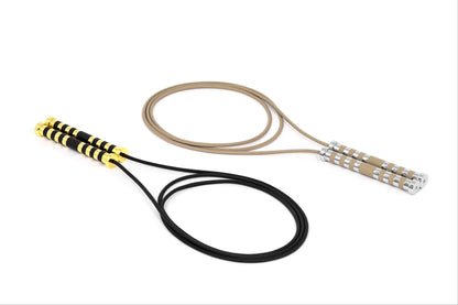 Pinetti Jumping Rope | Leather & Metal Handles: Calf leather rope with aluminum handles in chrome or shiny gold finish, adjustable up to 3 m | Wellness / Fitness Accessories | 2Jour Concierge, your luxury lifestyle shop | refined lifestyle, elegant fitness, luxury gym décor, boutique hotels, wellness interiors, yacht décor, office décor, hospitality décor
