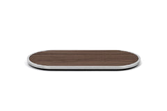 Woody Wood Tray with Metal Details