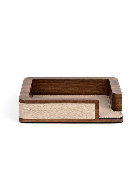 Pinetti | Adamante Walnut Cutlery Holder: natural walnut cutlery holder | Table Accessories | 2Jour Concierge, your luxury lifestyle shop | Pinetti walnut cutlery holder, Adamante natural wood, luxury place setting, Italian designer table accessories