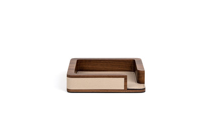 Pinetti | Adamante Walnut Cutlery Holder: natural walnut cutlery holder | Table Accessories | 2Jour Concierge, your luxury lifestyle shop | Pinetti walnut cutlery holder, Adamante natural wood, luxury place setting, Italian designer table accessories