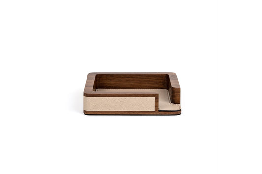 Pinetti | Adamante Walnut Cutlery Holder: natural walnut cutlery holder | Table Accessories | 2Jour Concierge, your luxury lifestyle shop | Pinetti walnut cutlery holder, Adamante natural wood, luxury place setting, Italian designer table accessories
