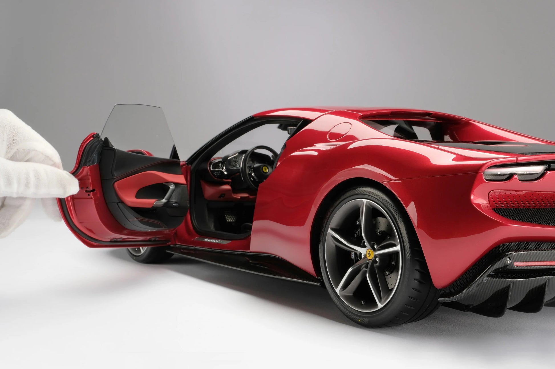 Amalgam Collection Ferrari 296 GTB 1:8 scale Model Car | 2JOUR CONCIERGE #1 luxury high-end gift & lifestyle shop