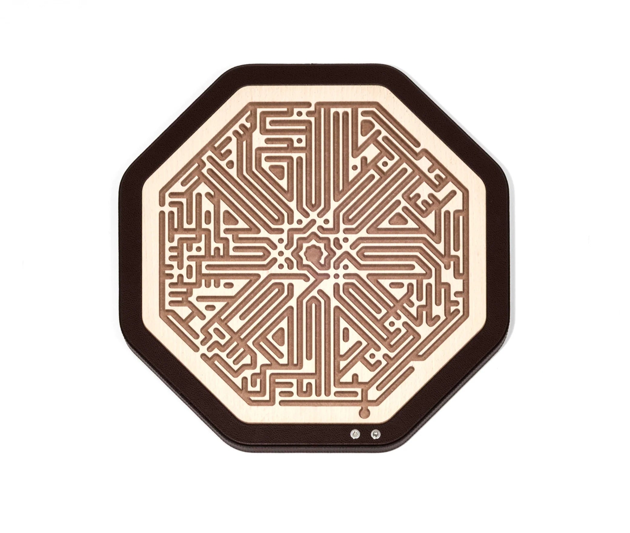 Pinetti Jinn Octagonal Labyrinth Leather-Covered Game Set – 2JOUR CONCIERGE