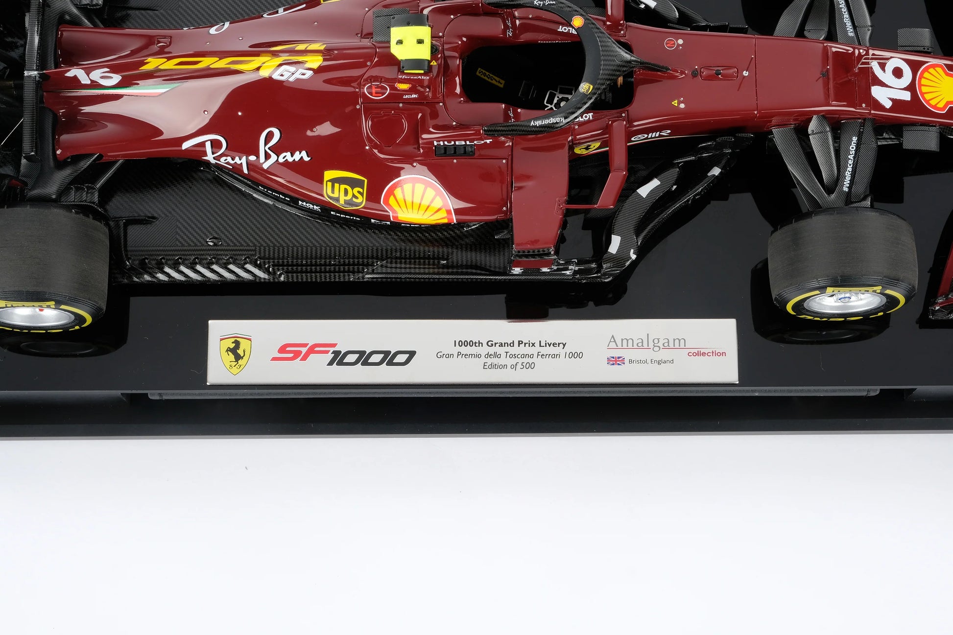 Amalgam Collection Ferrari SF1000 Charles Leclerc 1000th GP Livery (2020) 1:18 Model Car | Detailed Collector's Edition, Precise Replica of Commemorative F1 Racer | 2Jour Concierge, #1 luxury high-end gift & lifestyle shop