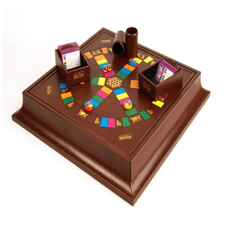 Geoffrey Parker Hand-Embossed Leather Trivial Pursuit Game | Exquisite Board Games, Handcrafted Elegance & Premium Gifts | 2Jour Concierge, #1 luxury high-end gift & lifestyle shop