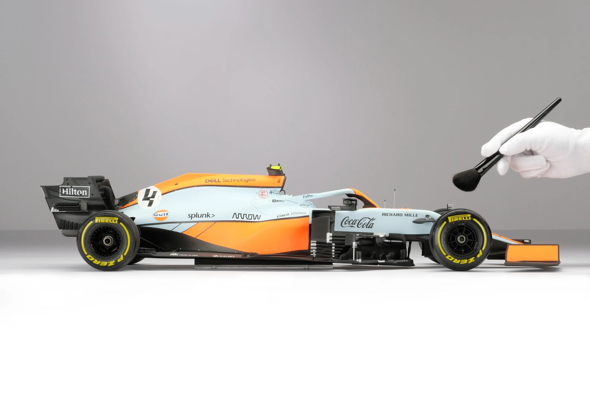 Amalgam Collection McLaren MCL35M Lando Norris (2021) Monaco Grand Prix 1:8 Model Car | Detailed Collector's Edition, Precise Replica of F1 Racing Car | 2Jour Concierge, #1 luxury high-end gift & lifestyle shop