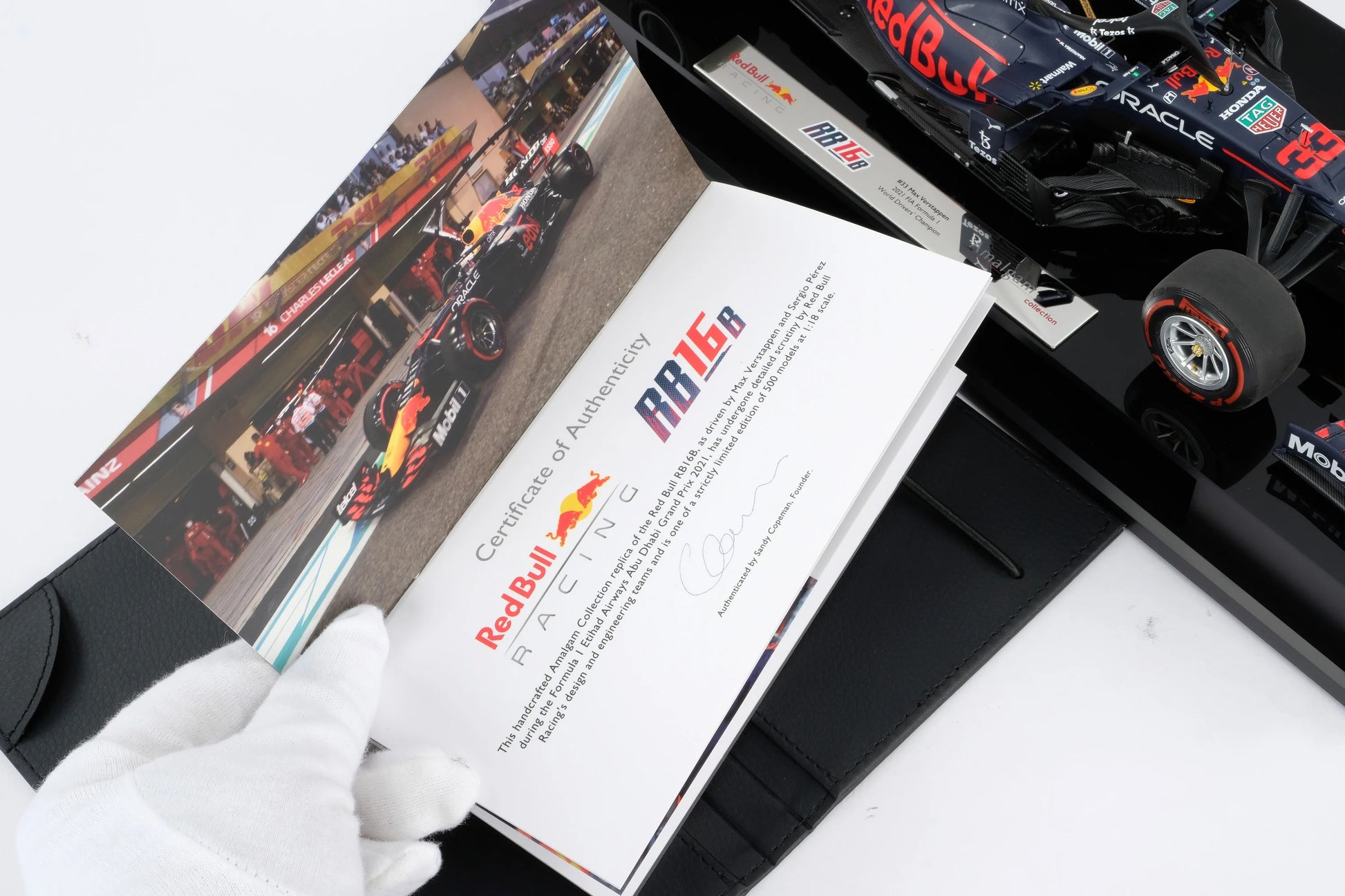 Amalgam Collection Red Bull Racing Honda Rb16b (Max Verstappen 2021 Abu Dhabi Grand Prix) 1:18 scale Model Car | 2JOUR CONCIERGE #1 luxury high-end gift & lifestyle shop