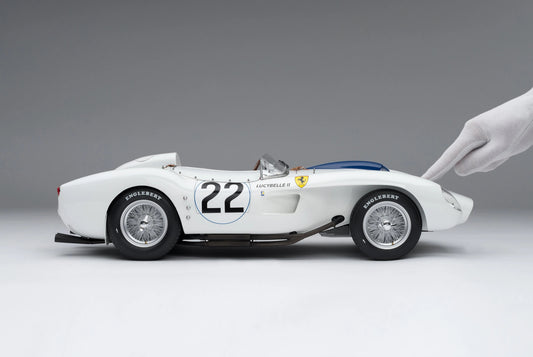 Amalgam Collection Ferrari 250 TR - 1958 Le Mans - "Lucybelle II" 1:8 Model Car | Detailed Collector's Edition, Precise Replica of Le Mans Icon | 2Jour Concierge, #1 luxury high-end gift & lifestyle shop